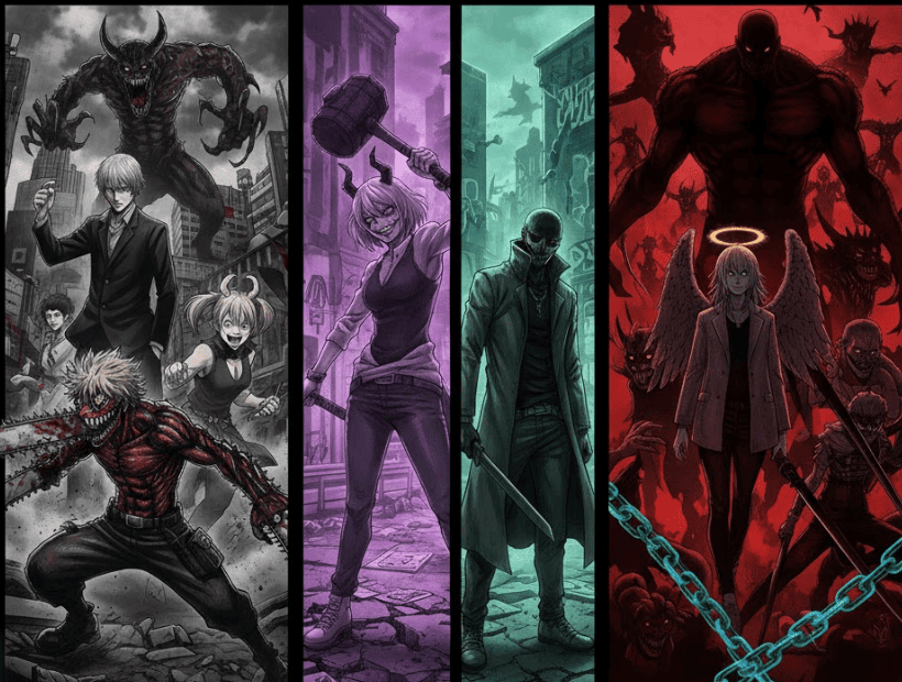 체인소맨: 나는 '데블 헌터' vs '마인' vs '악마' 중 어떤 존재일까?