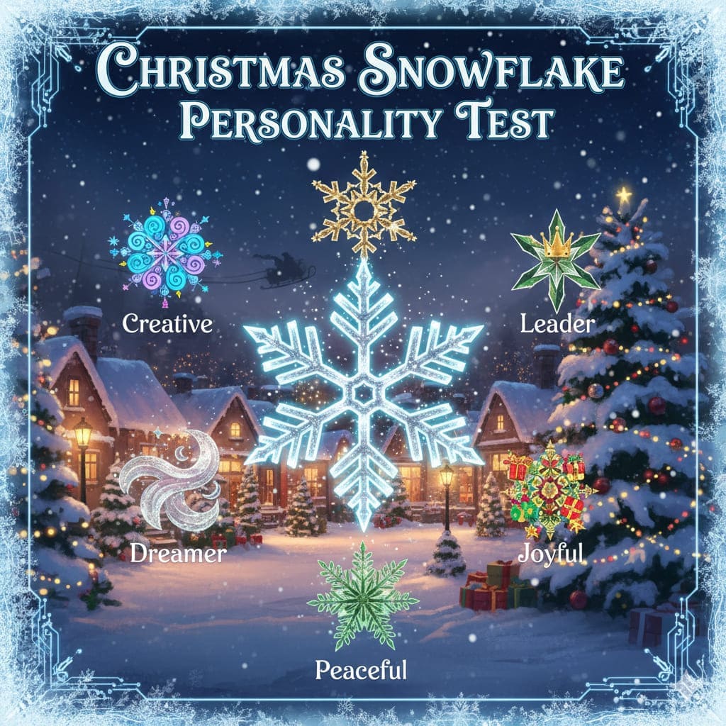 크리스마스 눈송이 성격 테스트